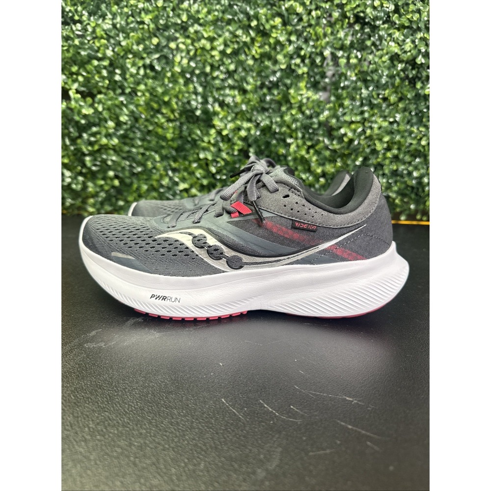 Saucony Ride 16 Running Shoes Womens Size 8.5 Gray Sneakers S10830-10
